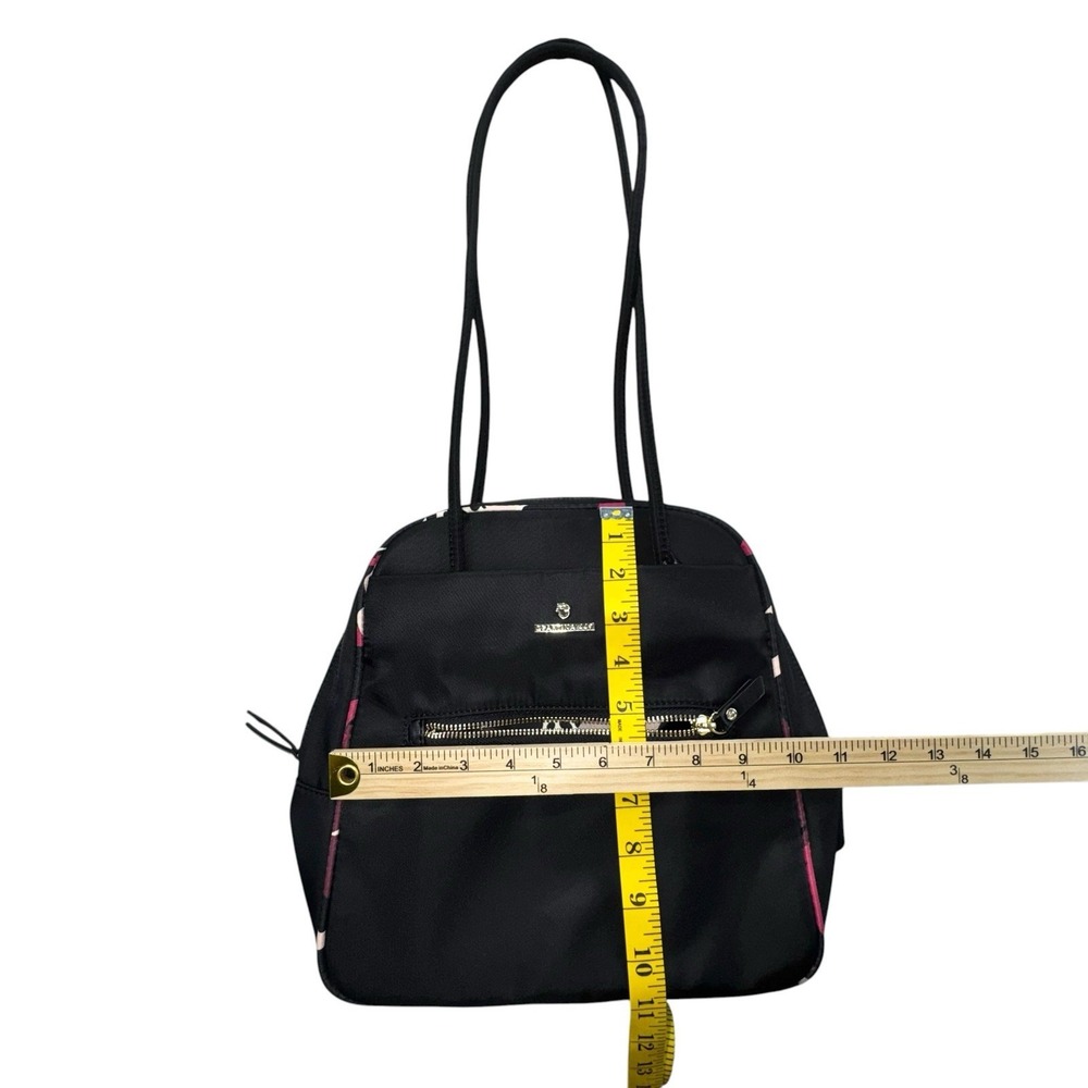 Spartina 449 Black Evie Armada Convertible Chic Backpack Handbag Multiple Pocket - Picture 12 of 14